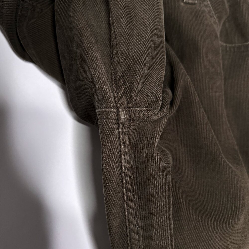 Levi's 549 Corduroy The Original Jeans Low Loose Brown Size 34x32 - Picture 5 of 16